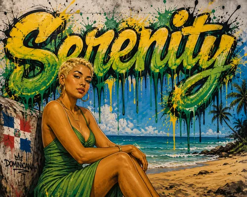 Serenity (Dominicana) graphic design by Coach Gizmo