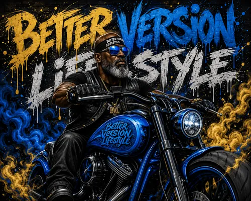 Better Version Lifestyle (Rider) graphic design by Coach Gizmo