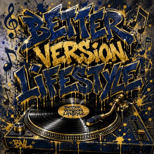 Better Version Lifestyle Music Logo graphic design by Coach Gizmo